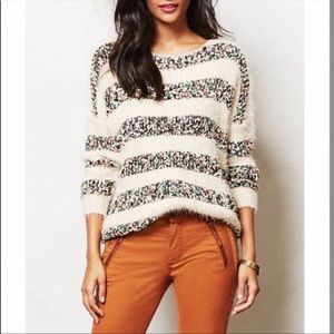 Anthro Confetti Sweater